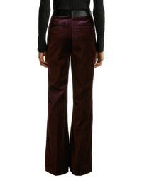Reiss Yasmin Velvet Flare Trouser