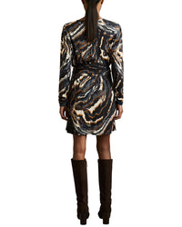 Reiss Jasmine Printed Short Dress