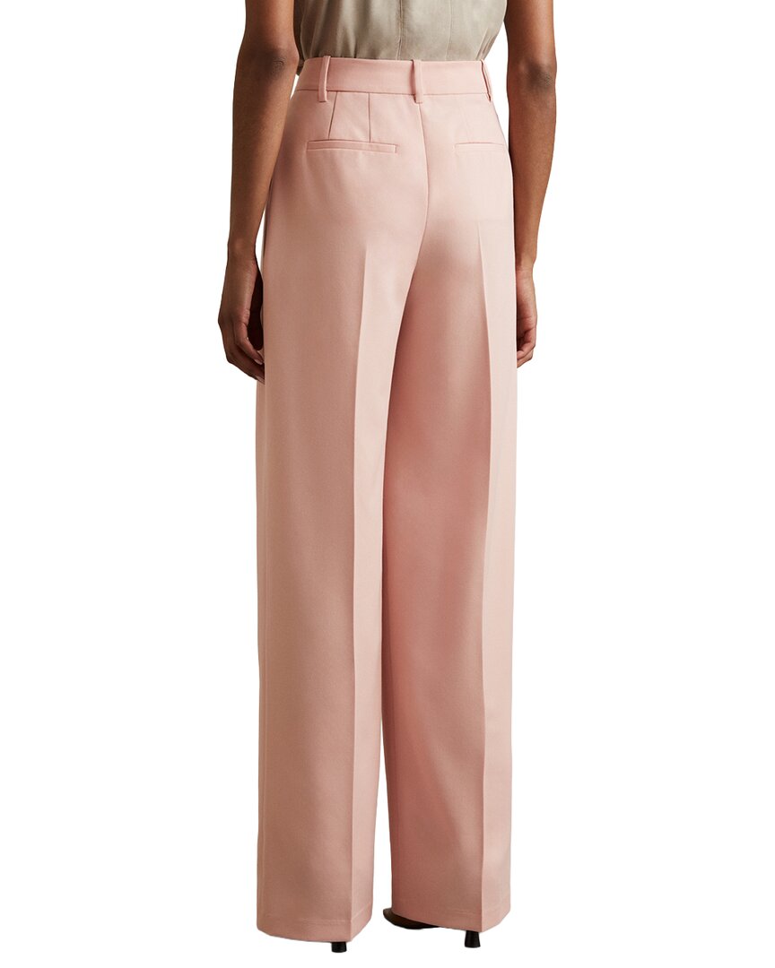 Reiss Billie Wide Leg Pleated Trouser