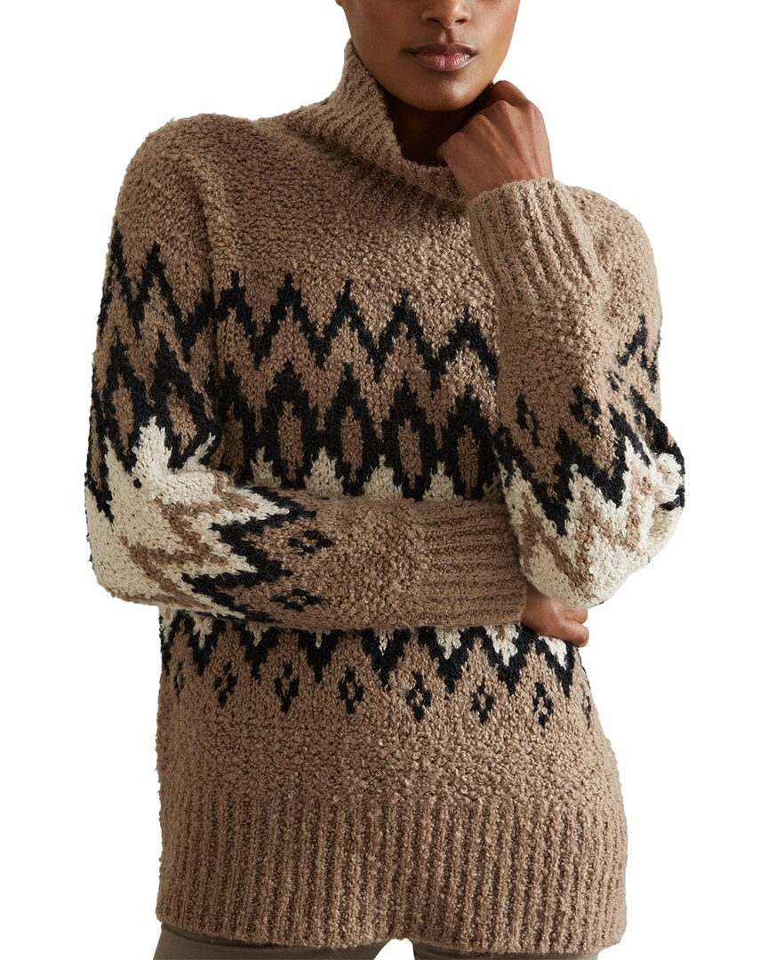 Reiss Bobbi Chunky Fairisle Wool-Blend Jumper