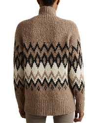 Reiss Bobbi Chunky Fairisle Wool-Blend Jumper