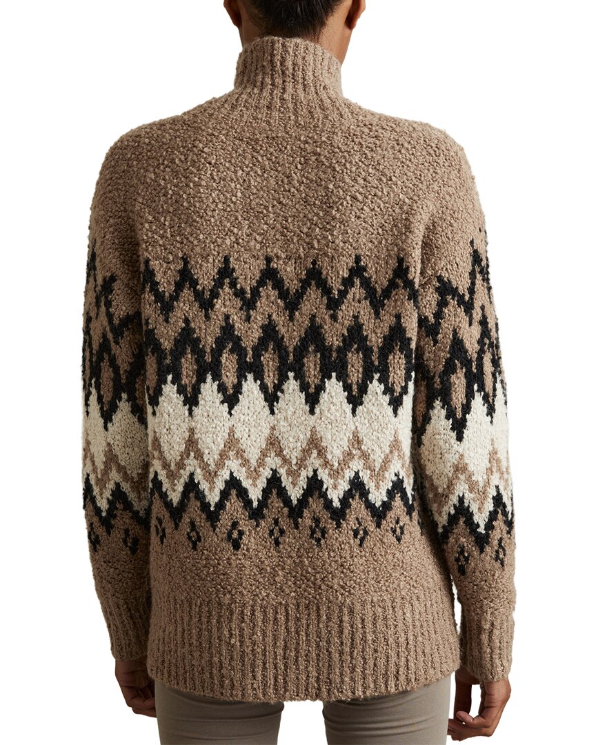 Reiss Bobbi Chunky Fairisle Wool-Blend Jumper