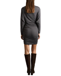 Reiss Ari Ruched Short Jersey Dress