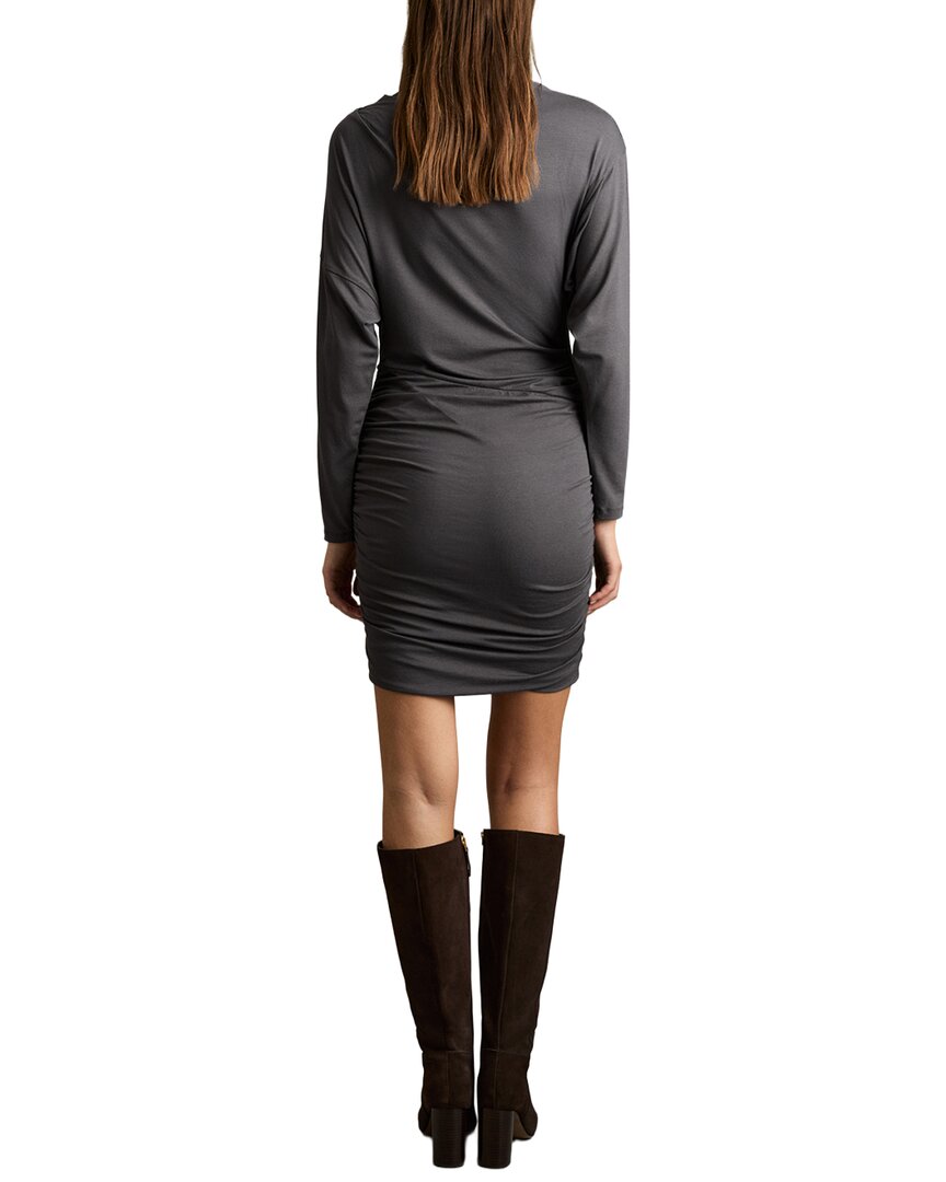 Reiss Ari Ruched Short Jersey Dress