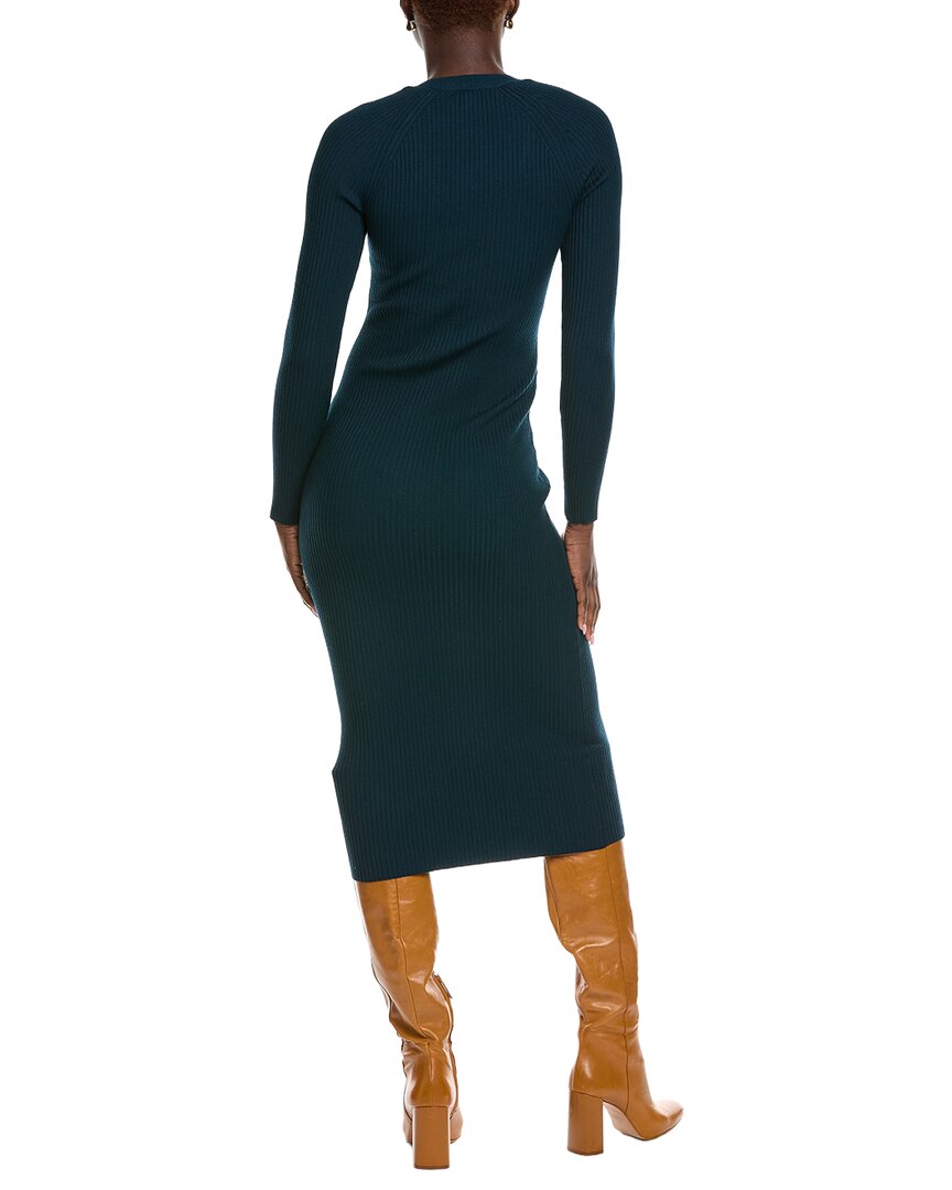 Reiss Avery Knit Button Detail Dress