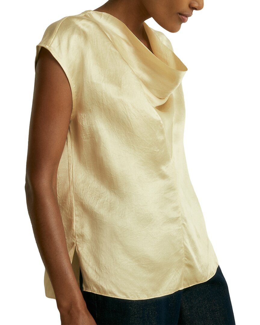 Reiss Fina Cowl Satin Top