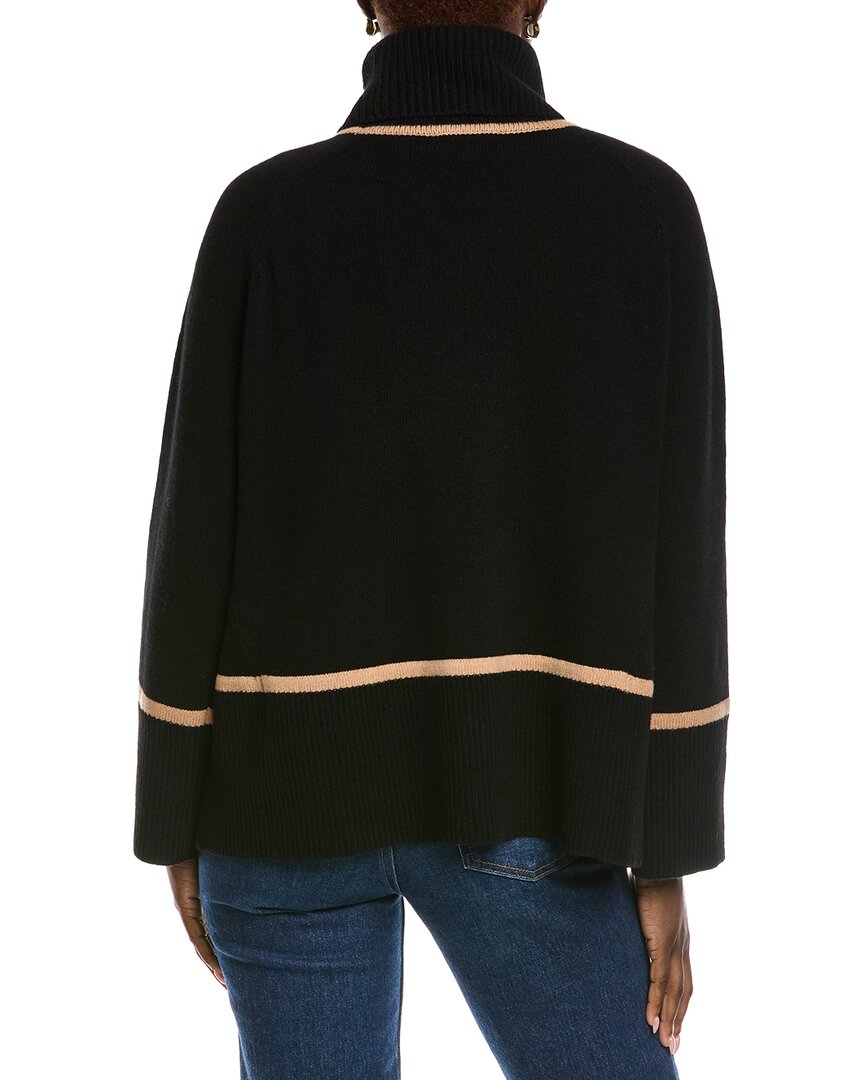 Reiss Gianna Geometric Roll Neck Wool Sweater