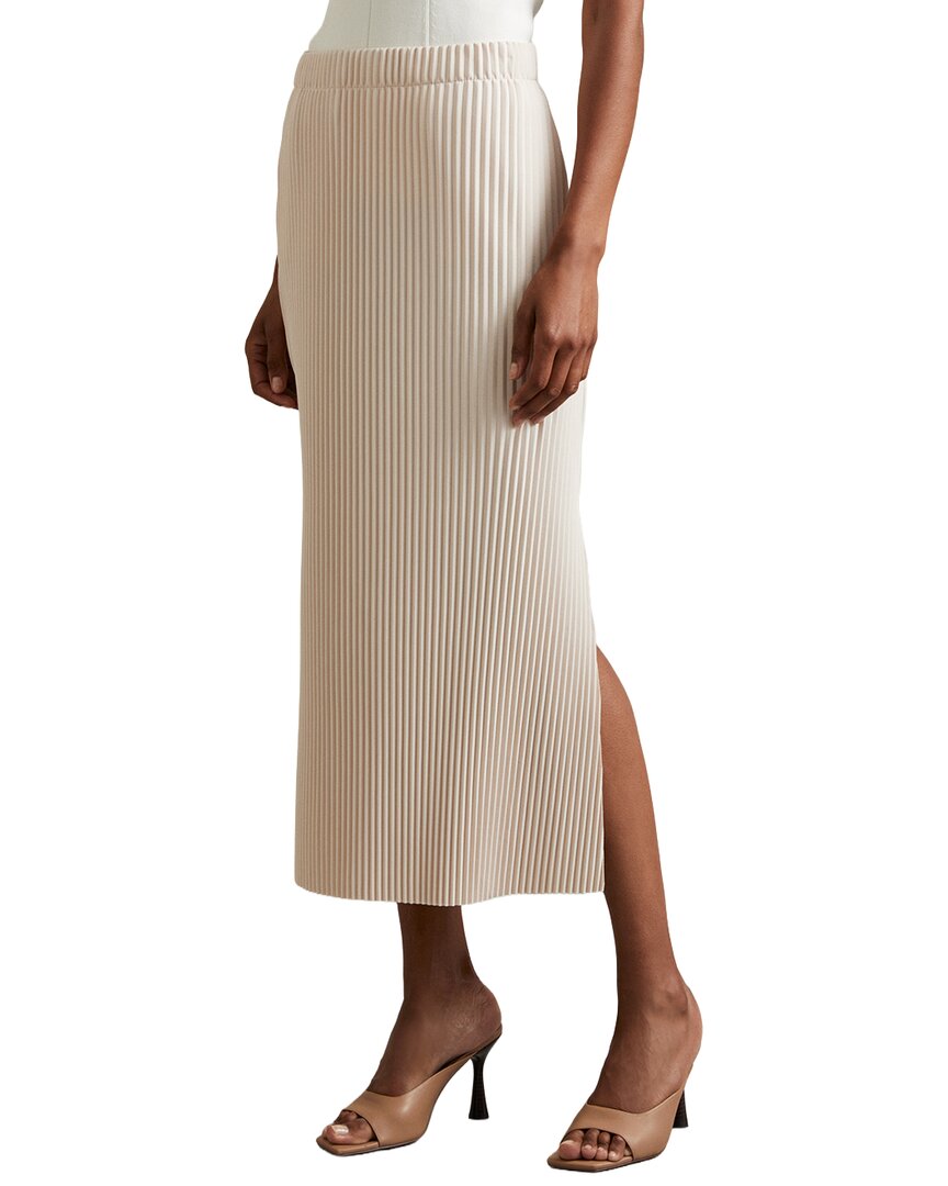 Reiss Pippa Jersey Pleated Column Dress