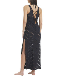 Red Carter Core Coverup Long Tank Dress