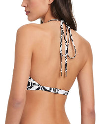 Red Carter Eyecatcher Bandeau Swim Top