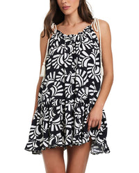Red Carter Eyecatcher Mini Beach Dress Coverup