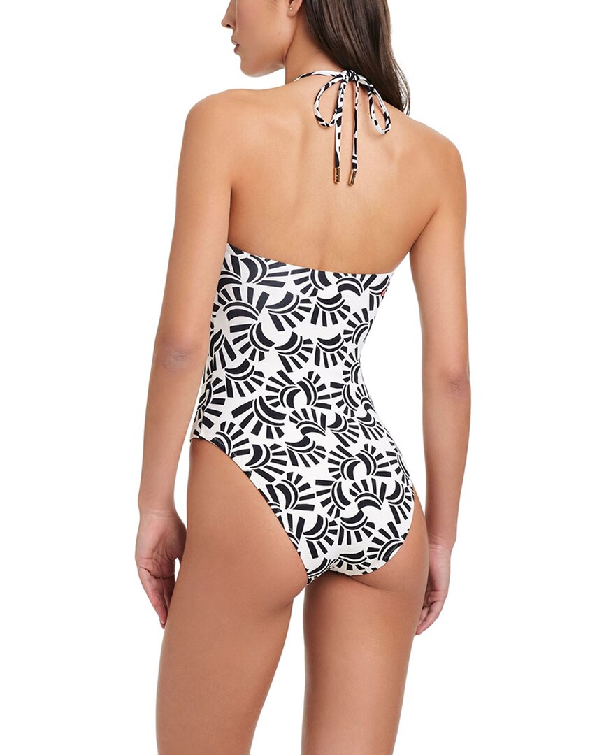 Red Carter Eyecatcher Keyhole One-Piece