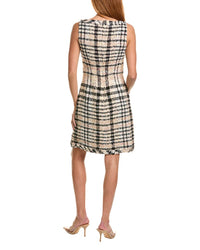 St. John Degrade Tweed Wool-Blend Dress