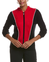 St. John St. John Cashmere Color Block Jacket