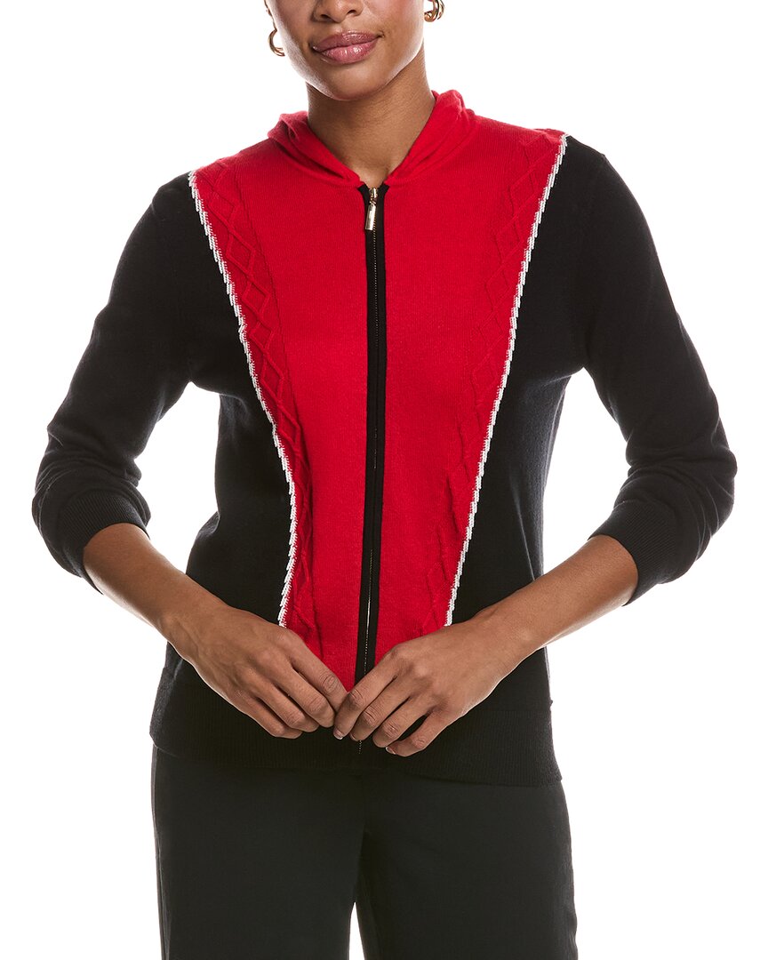 St. John St. John Cashmere Color Block Jacket