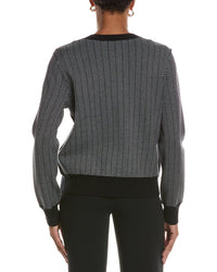 St. John Tweed Bomber Jacket