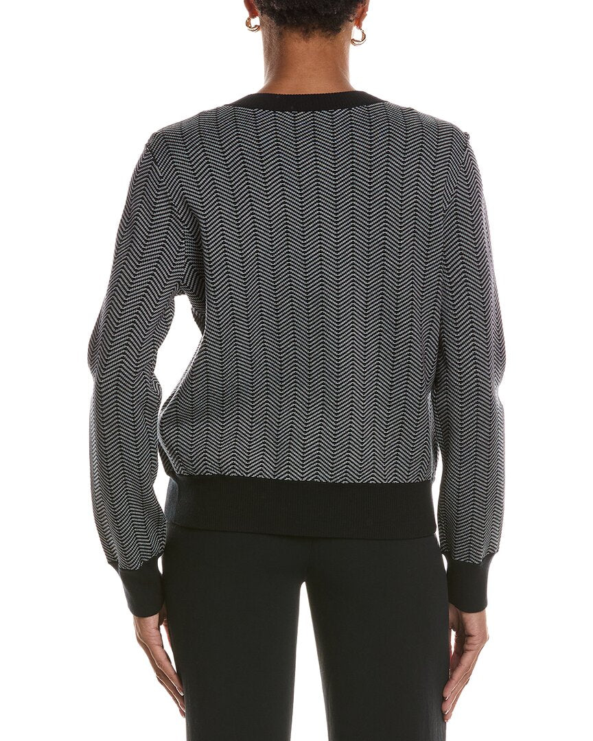 St. John Tweed Bomber Jacket