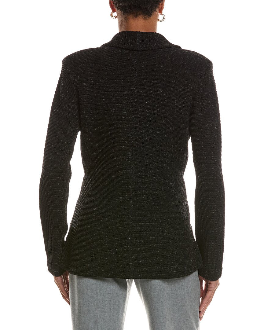 St. John St. John Tuxedo Textured Jacket