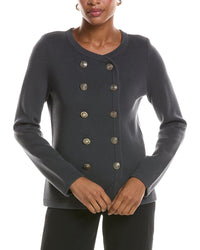 St. John St. John Double-Breasted Knit Jacket