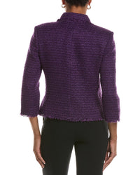 St. John St. John Wool-Blend Tweed Jacket