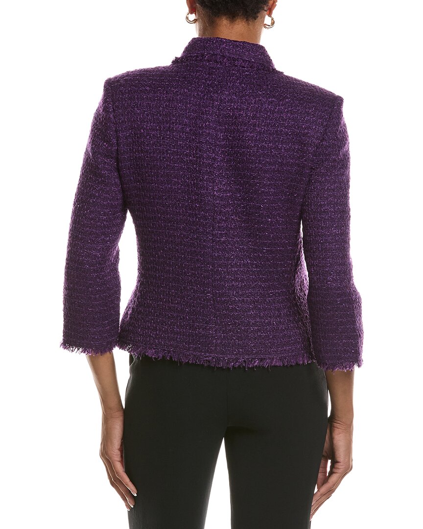 St. John St. John Wool-Blend Tweed Jacket