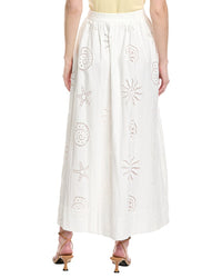Seraphina Embroidered Maxi Skirt