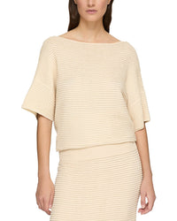 Lafayette 148 New York Ottoman Stitch Sweater