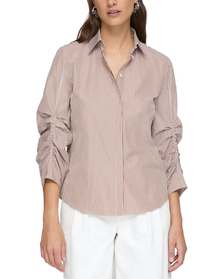 Lafayette 148 New York Ruched Shirt