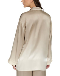 Lafayette 148 New York Ombre Boyfriend Oversized Shirt