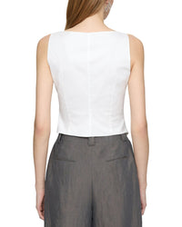 Lafayette 148 New York Wrap Front Top