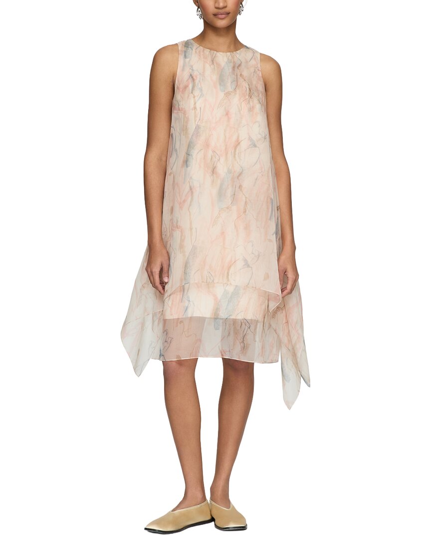 Lafayette 148 New York Layered Handkerchief Dress