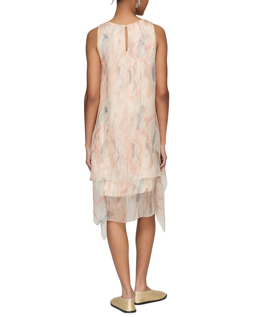 Lafayette 148 New York Layered Handkerchief Dress