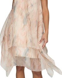 Lafayette 148 New York Layered Handkerchief Dress