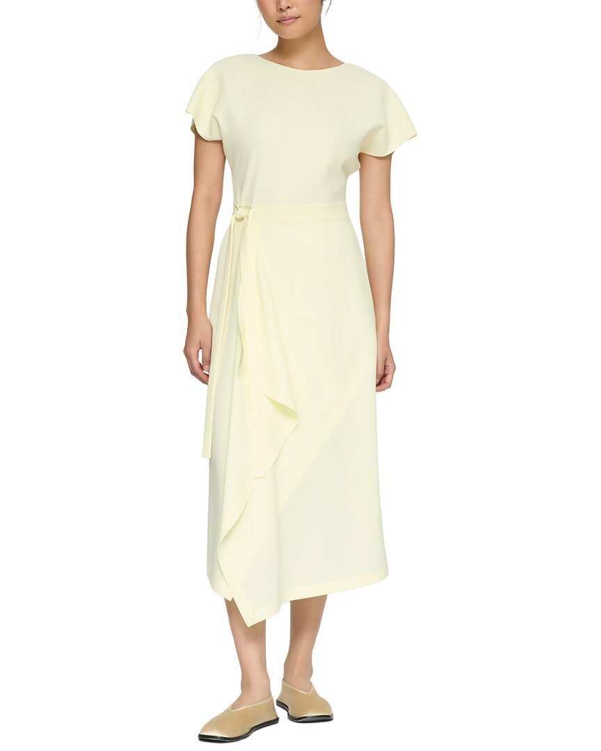 Lafayette 148 New York Draped Side Tie Dress