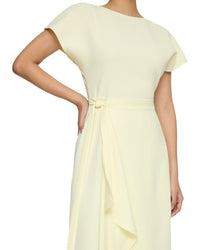 Lafayette 148 New York Draped Side Tie Dress