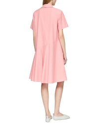 Lafayette 148 New York Flounced Hem Shirtdress