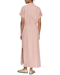 Lafayette 148 New York Claudine Collar Drawstring Dress