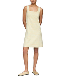 Lafayette 148 New York Square Neck A-Line Dress