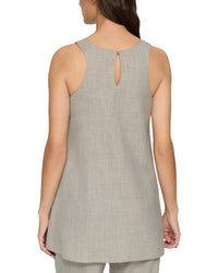 Lafayette 148 New York Racerback Flared Hem Top