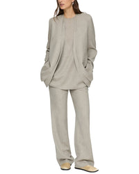 Lafayette 148 New York Racerback Flared Hem Top