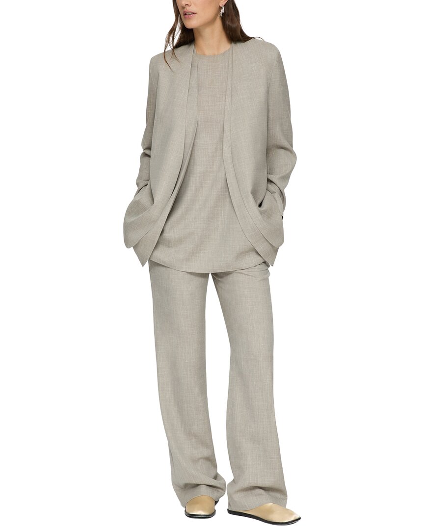 Lafayette 148 New York Racerback Flared Hem Top
