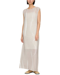 Lafayette 148 New York Printed Plisse Maxi Dress