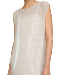Lafayette 148 New York Printed Plisse Maxi Dress