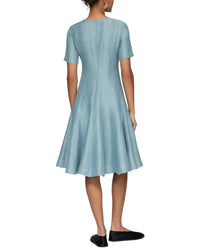 Lafayette 148 New York Box Pleat Dress