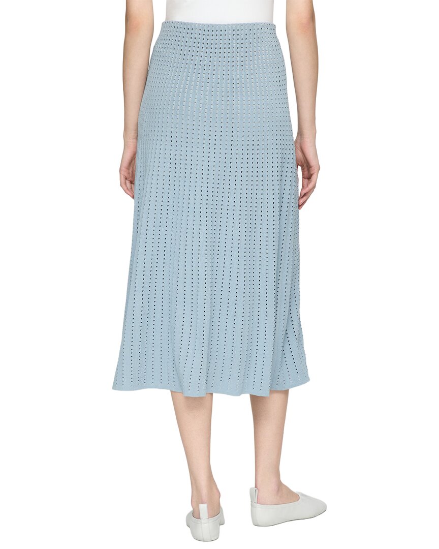 Lafayette 148 New York Pointelle Stitch Skirt