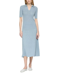 Lafayette 148 New York Pointelle Stitch Skirt