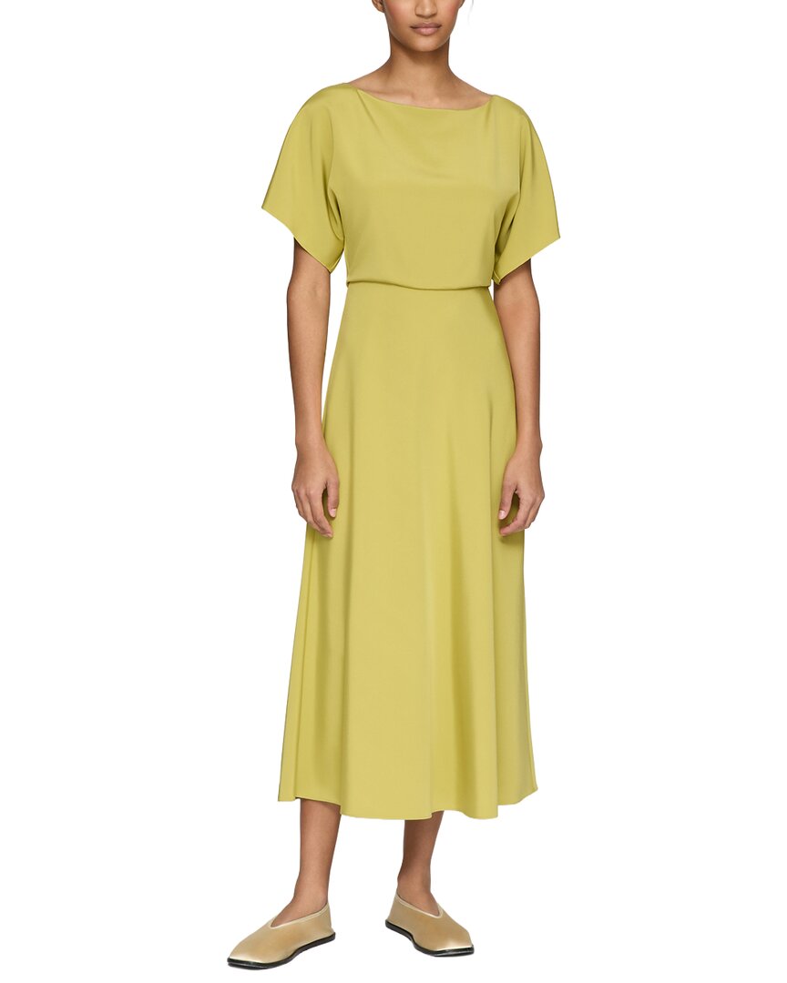 Lafayette 148 New York Butterfly Sleeve Midi Dress