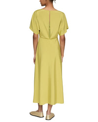 Lafayette 148 New York Butterfly Sleeve Midi Dress