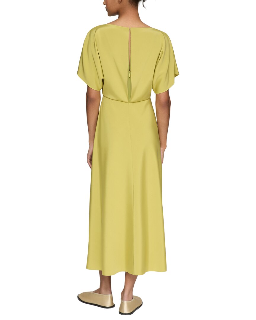 Lafayette 148 New York Butterfly Sleeve Midi Dress