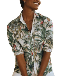 J.Mclaughlin Britt Silk-Blend Blouse